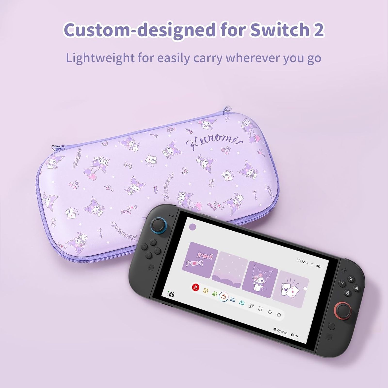 GeekShare Carrying Case for Nintendo Switch 2(2025) Storage Bag Hard Shell PU
