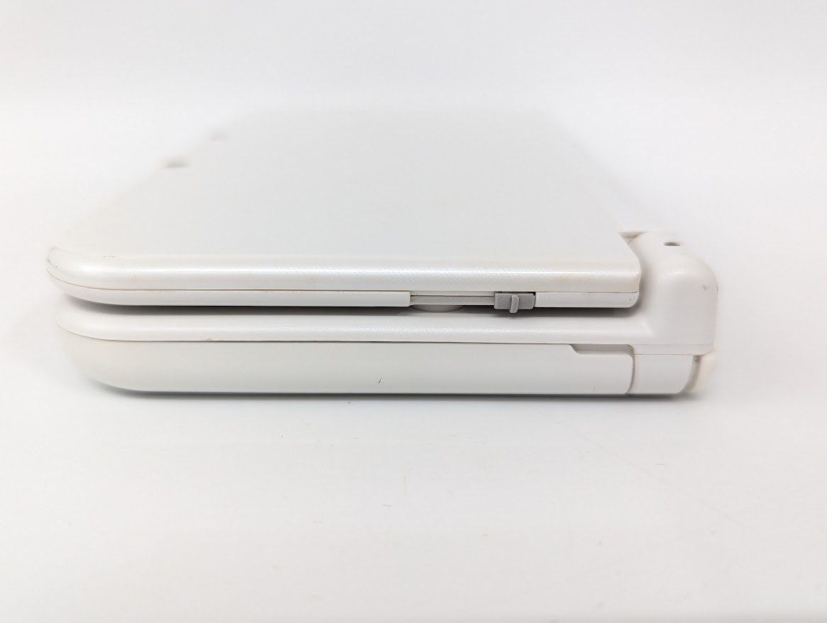 B79 Nintendo new 3DS LL XL console Pearl White w/adapter fx