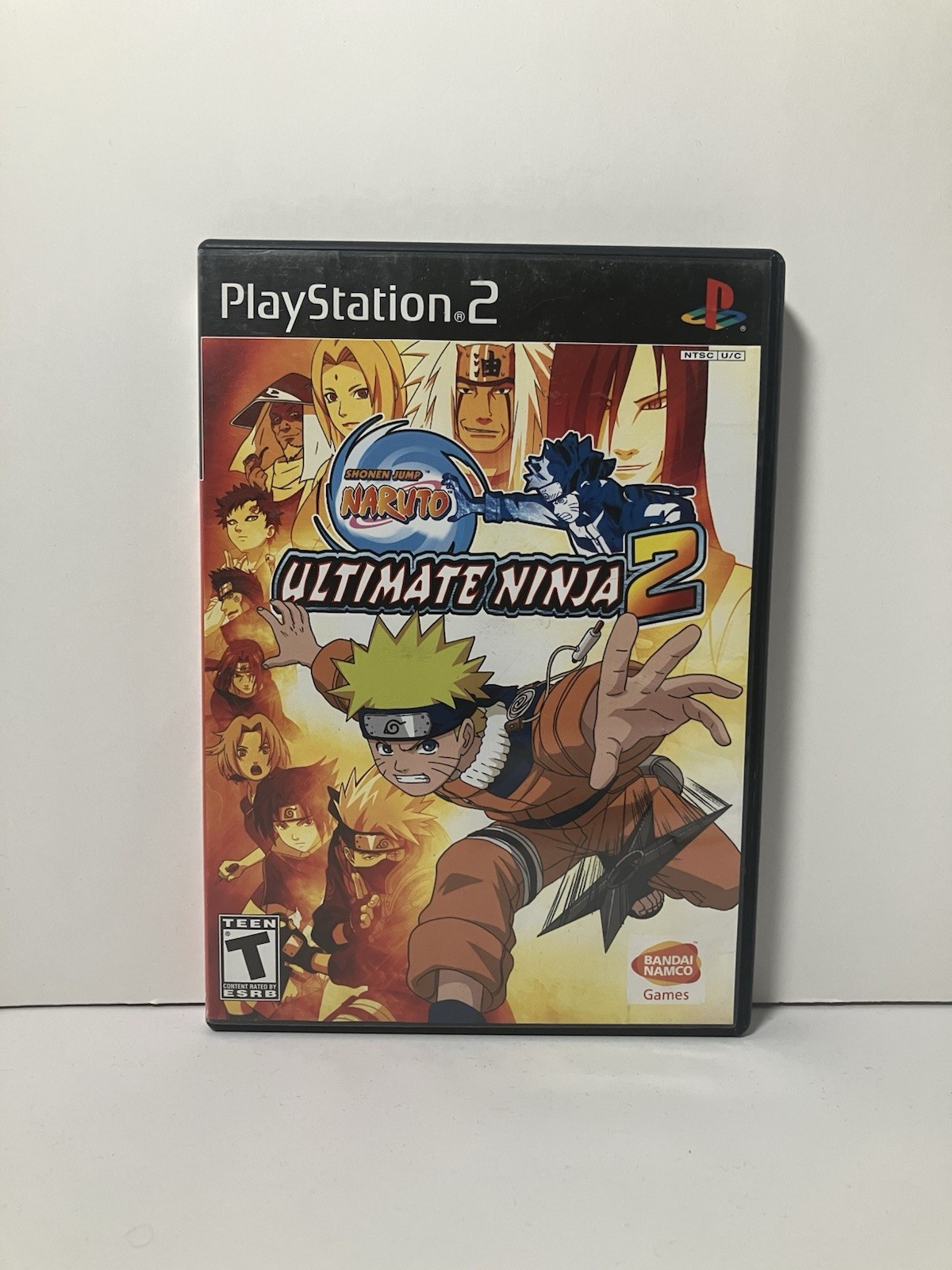 Naruto: Ultimate Ninja 2 (PlayStation 2, PS2) – Case & Disc – NO MANUAL – Tested