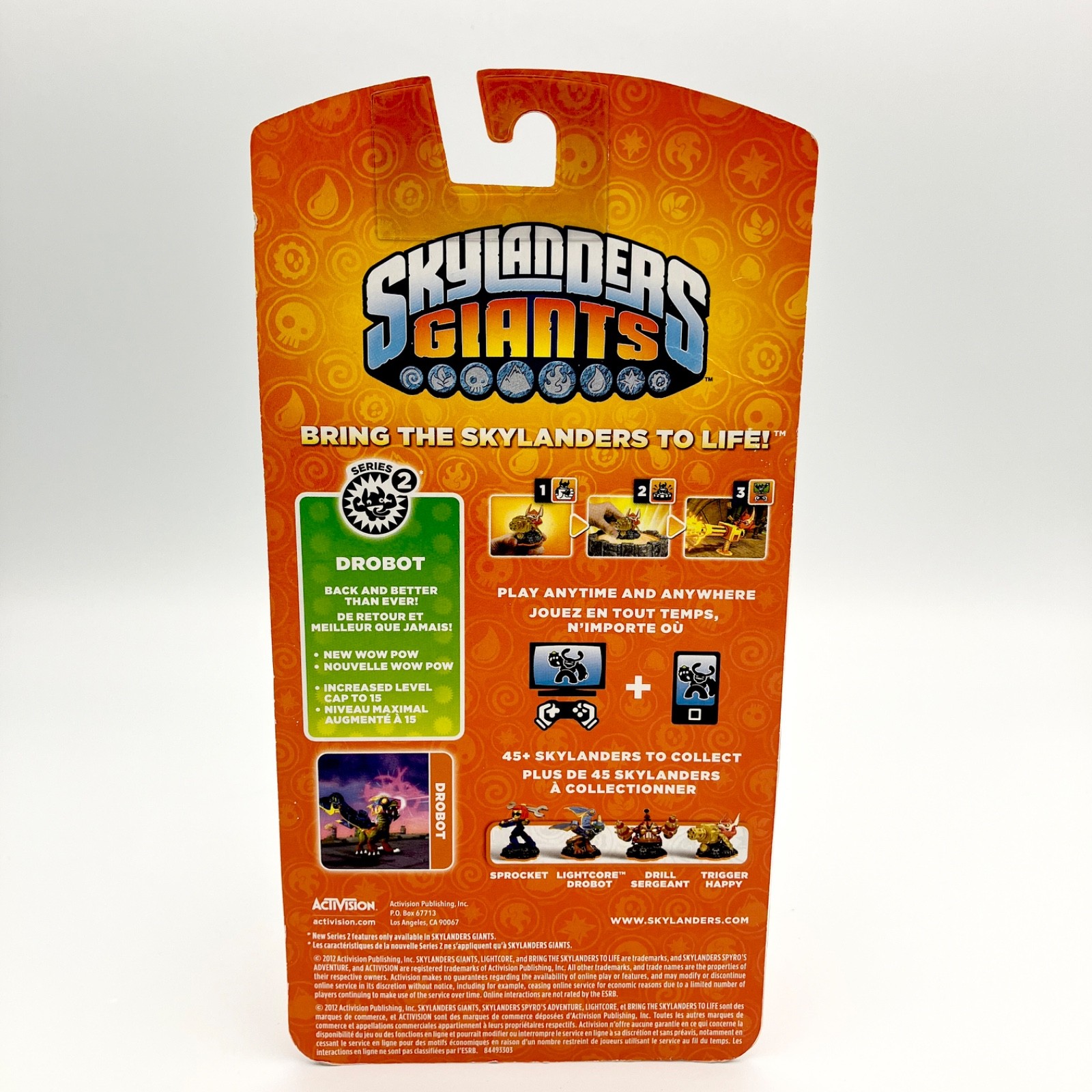 Skylanders Giants Drobot Series 2 Figure NIB Activision NEW SEALED ~ RARE