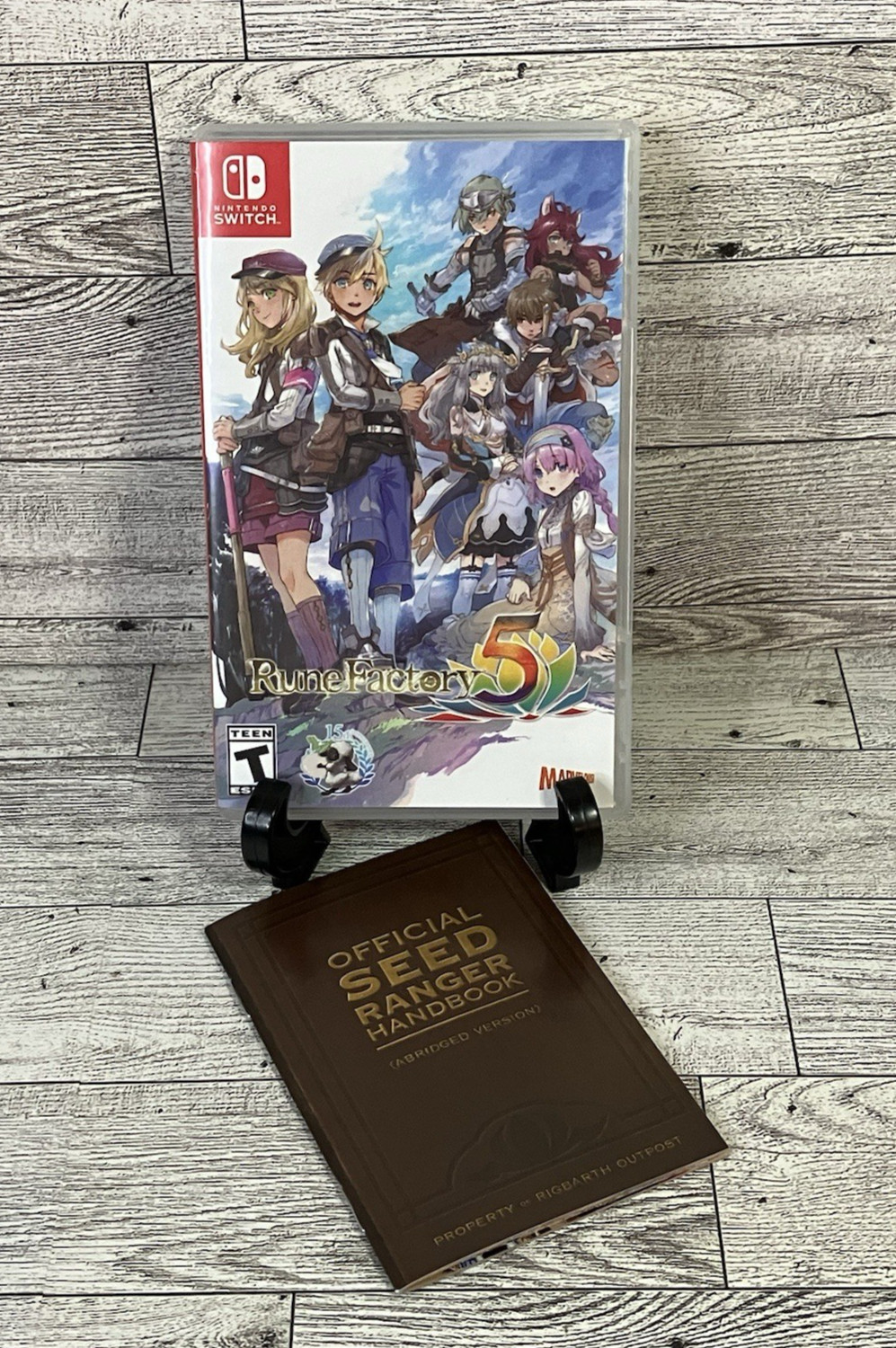 Rune Factory 5 (Nintendo Switch) – Authentic Case & Manual – NO GAME
