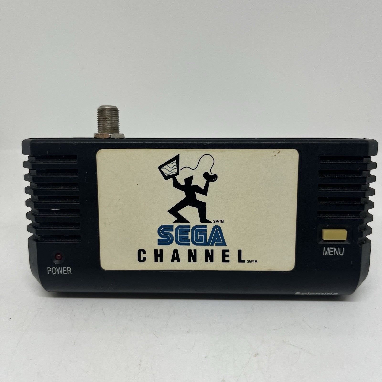 SEGA Channel Adapter Black External Attachment Sega Genesis Console (untested)