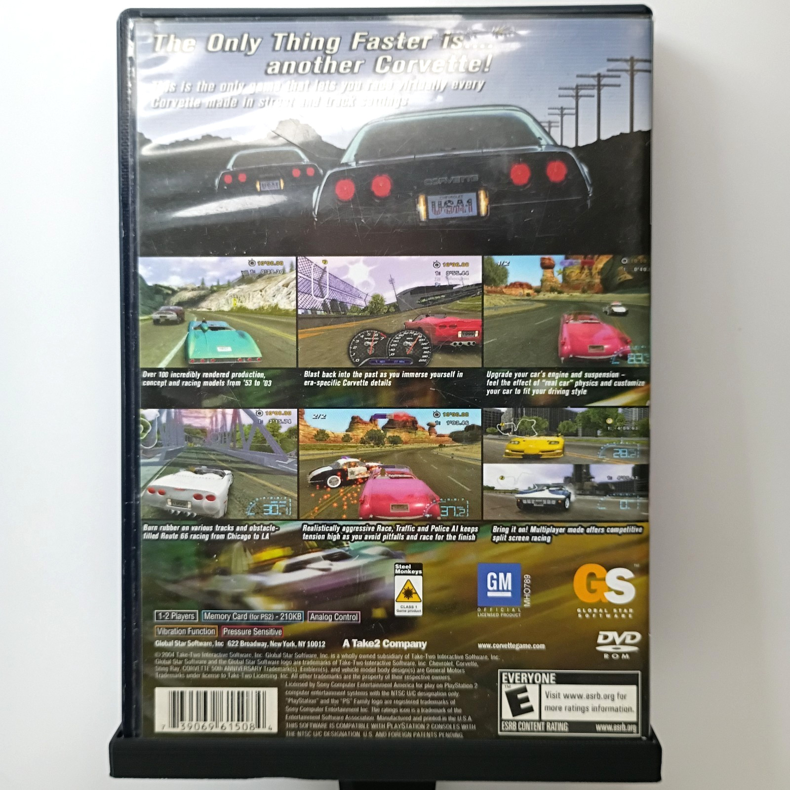 Corvette – Sony Playstation 2 – CIB – Tested & Working – FREE SHIPPING