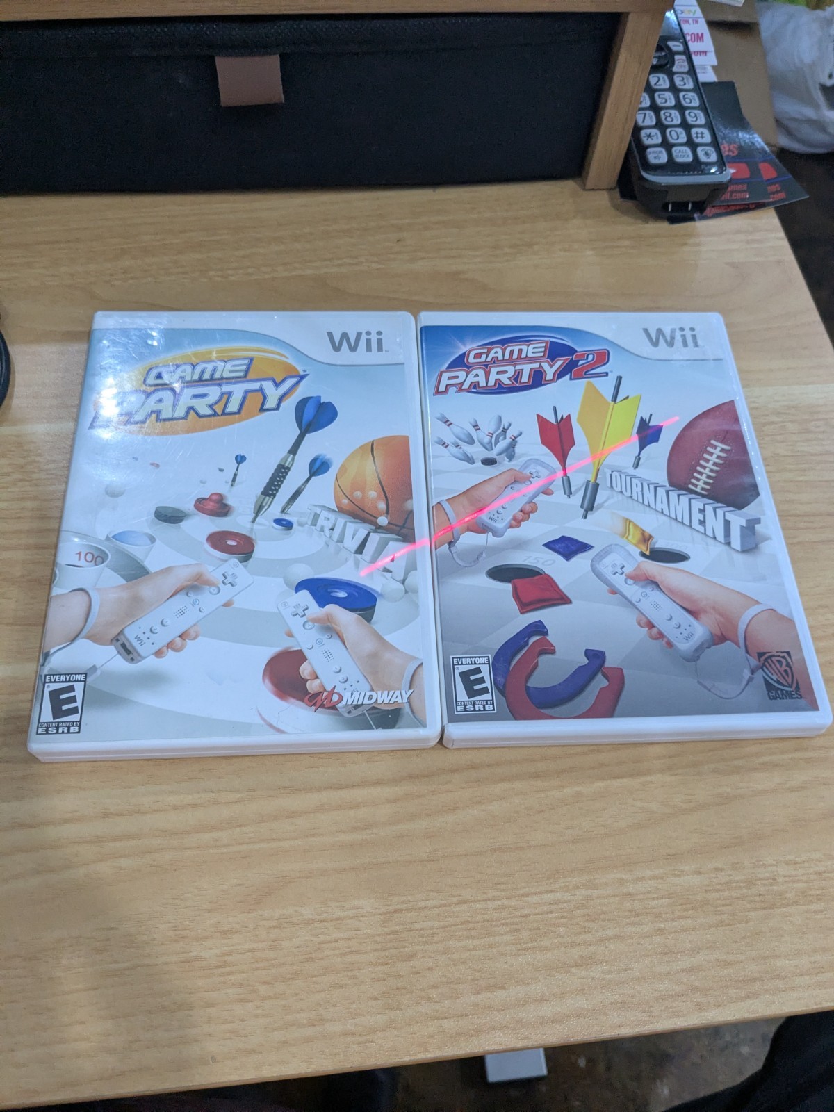 O2 Game Party 1 & 2 Combo 2 Complete Game Lot – Nintendo Wii
