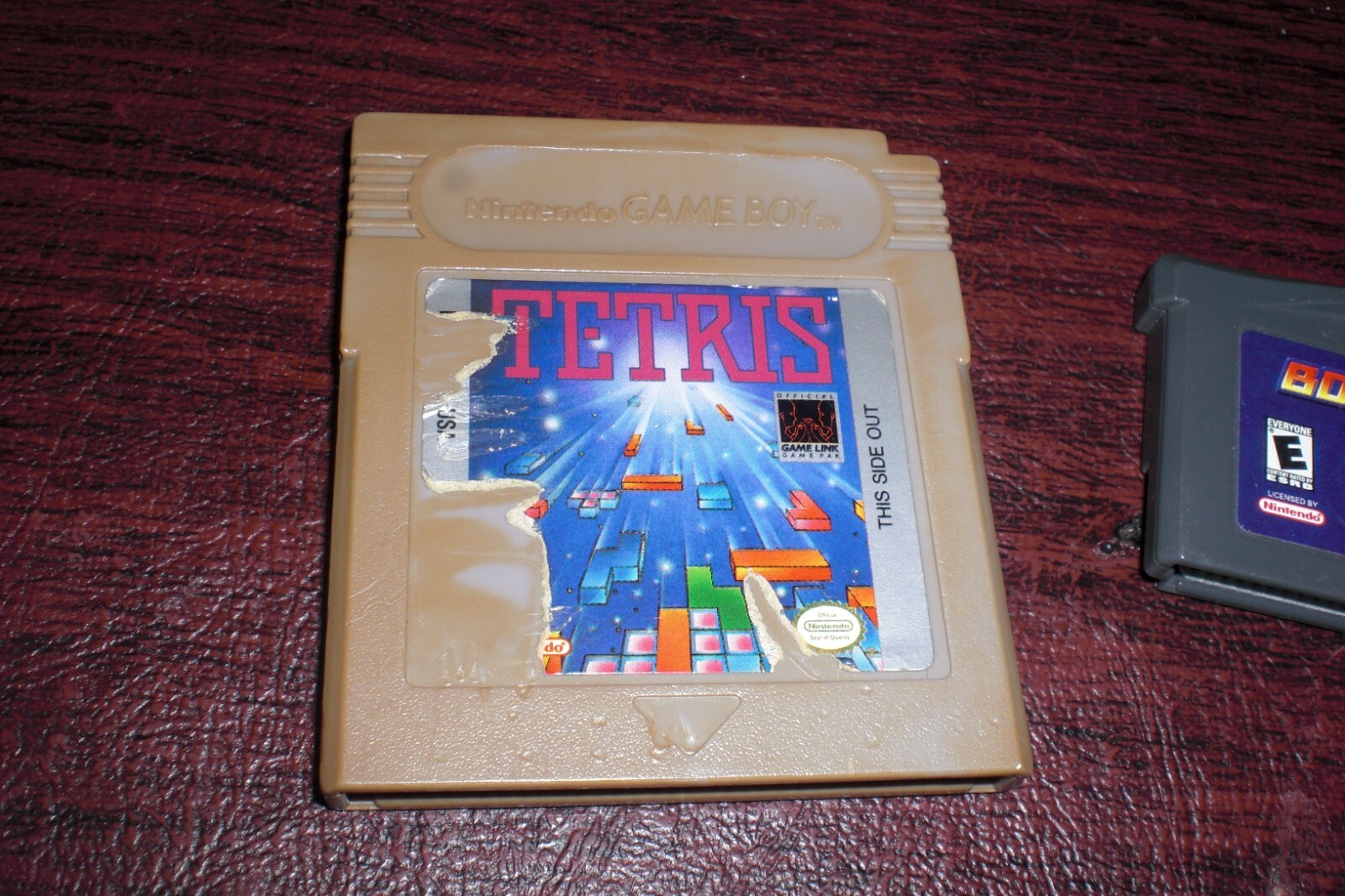 Tetris 1 + Bomberman Tournament 4 Original Game Boy Color Advance Console GBA