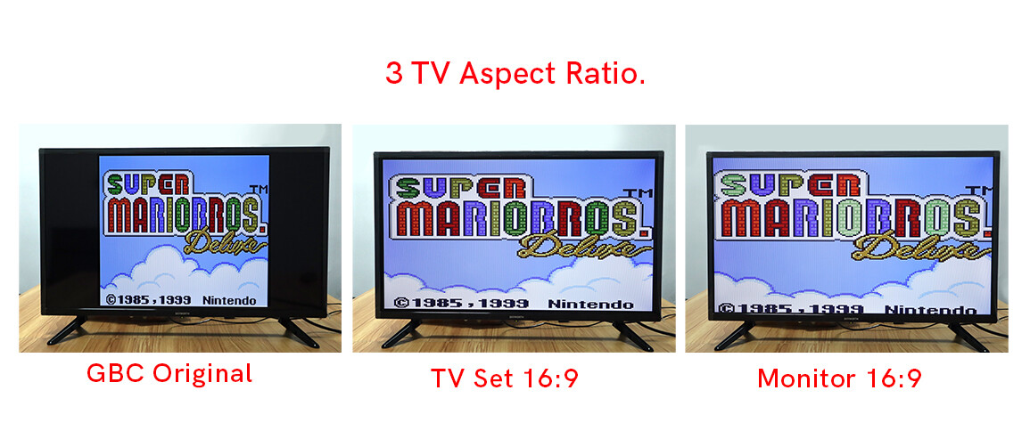 DIY HD 720P HDMI TV Out RETRO PIXEL GBC Q5 IPS LCD Backlight KIT For GBC