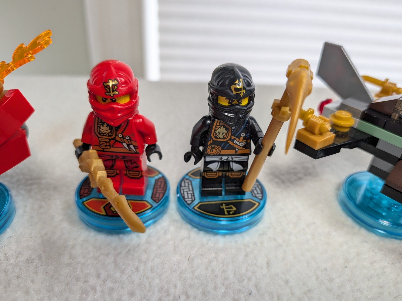 LEGO Dimensions Ninjago COLE & KAI 71207 Loose Set Team Pack