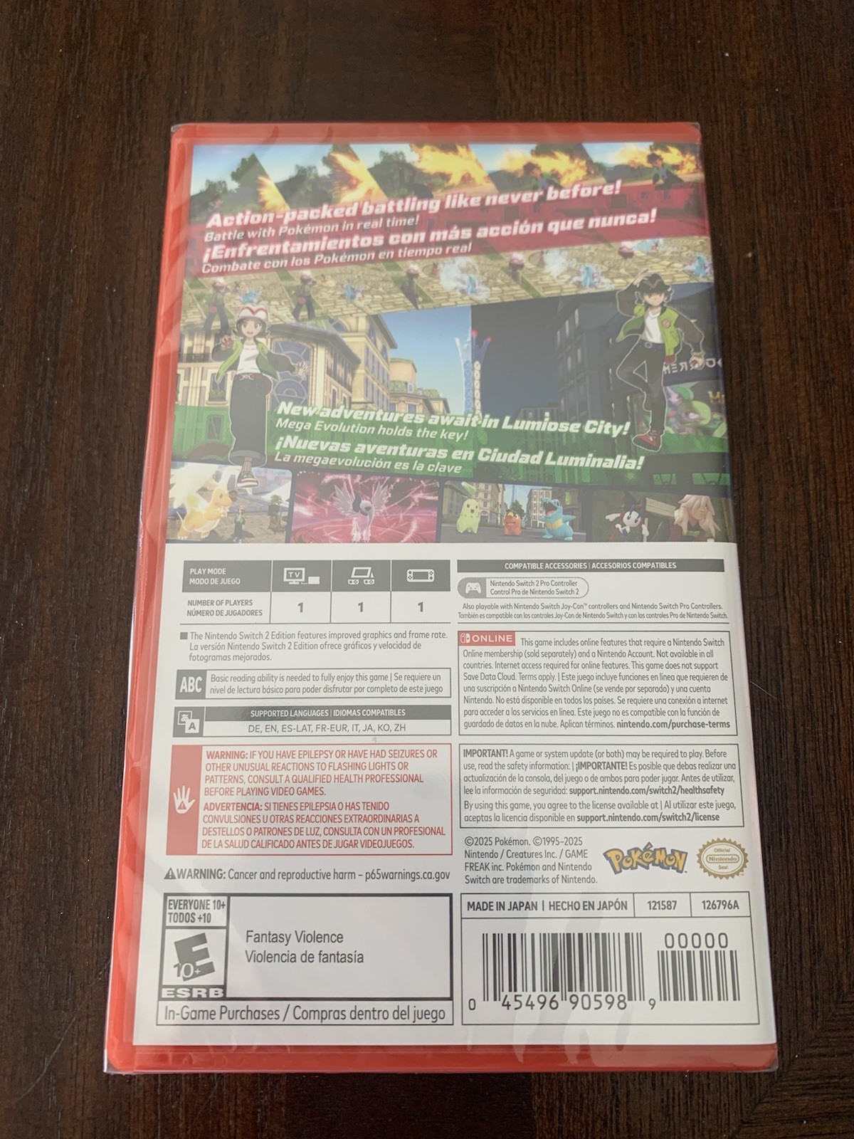 Pokemon Legends: Z-A – Nintendo Switch 2