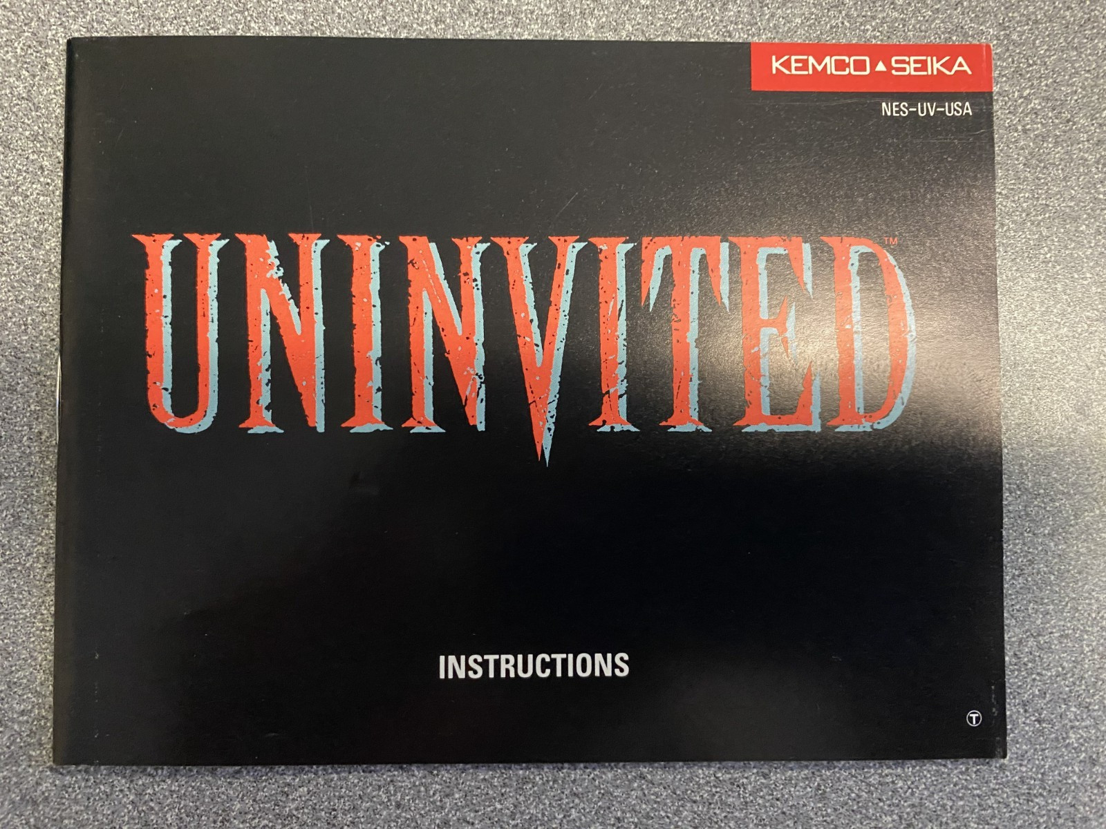 CIB Uninvited (Nintendo Entertainment System, 1991) Very Good Condition