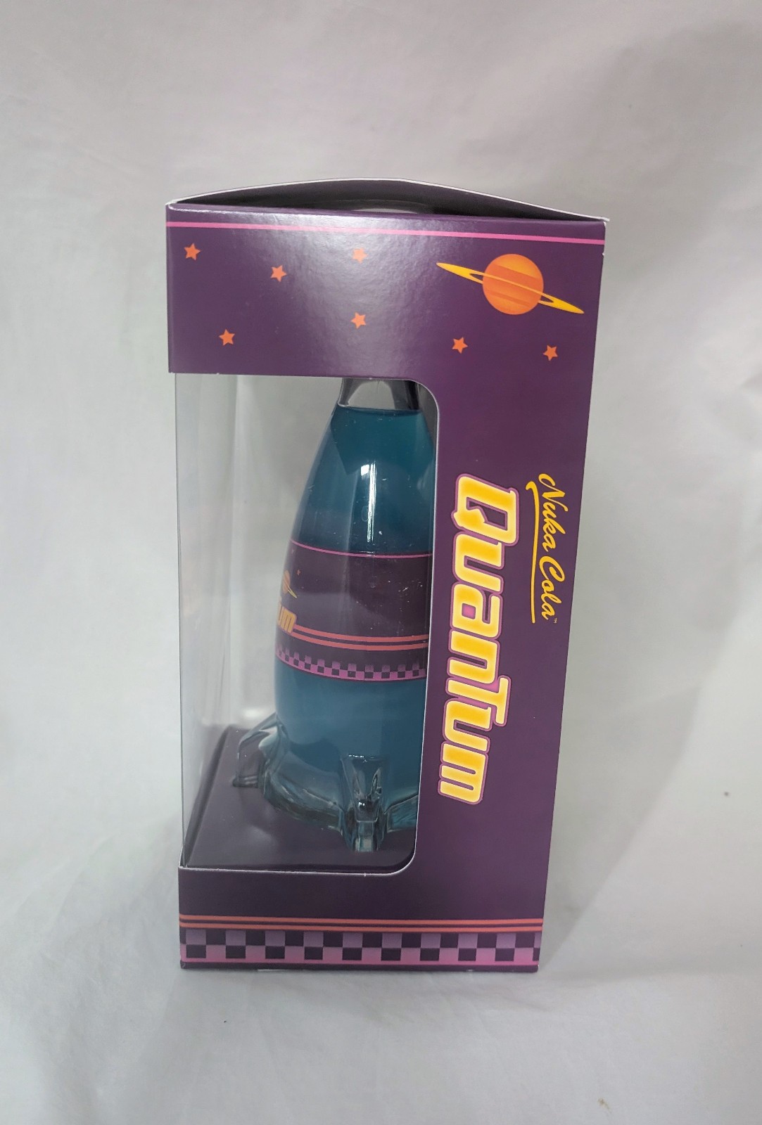 Fallout Nuka Cola Quantum Jones Soda Glass Rocket Bottle Limited Edition