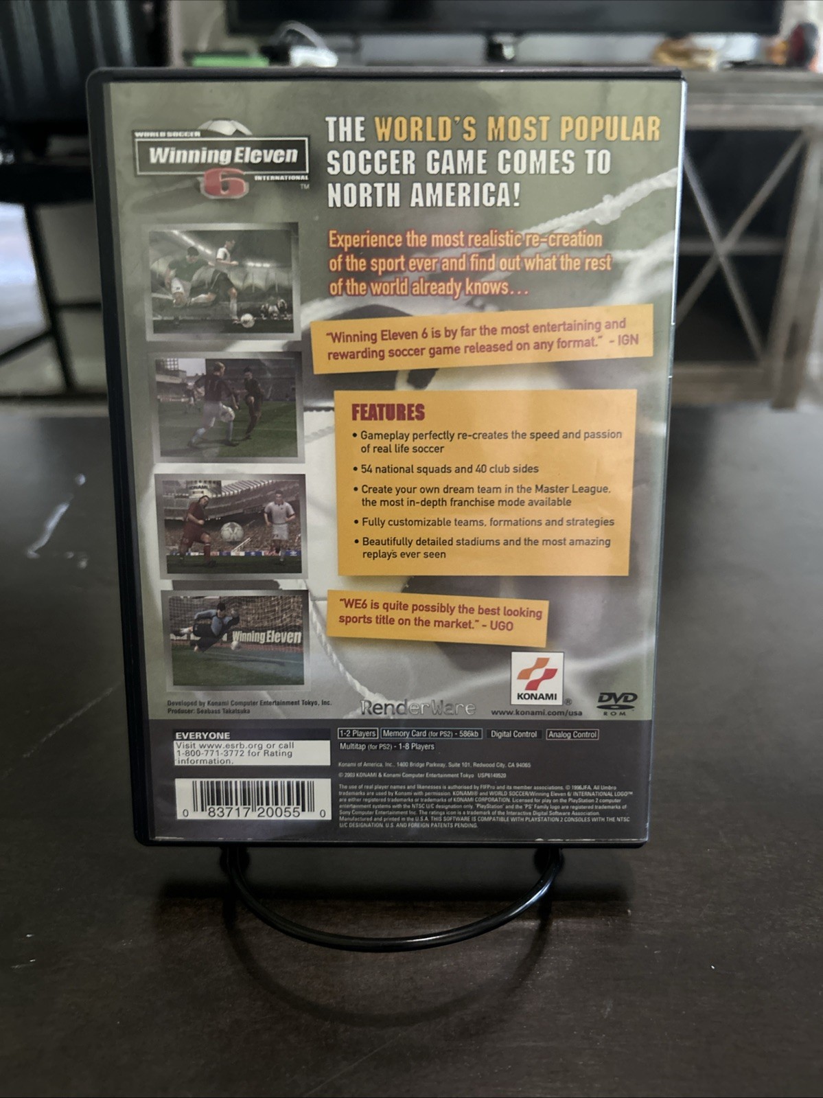 World Soccer Winning Eleven 6 International (Sony PlayStation 2, 2003)