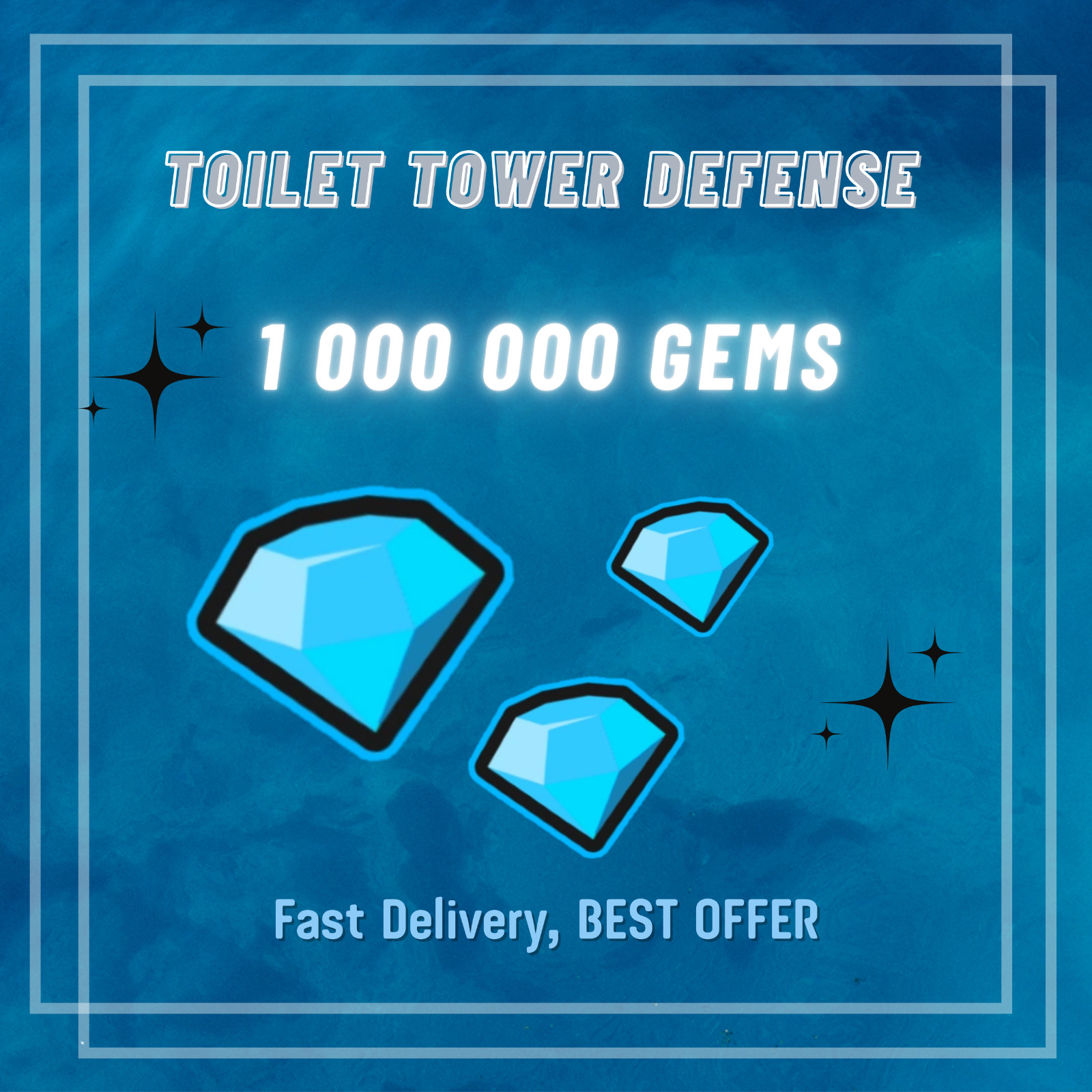 1M | 1,000,000 Gems | Toilet Tower Defense | TTD | Units + 15 000 Gems