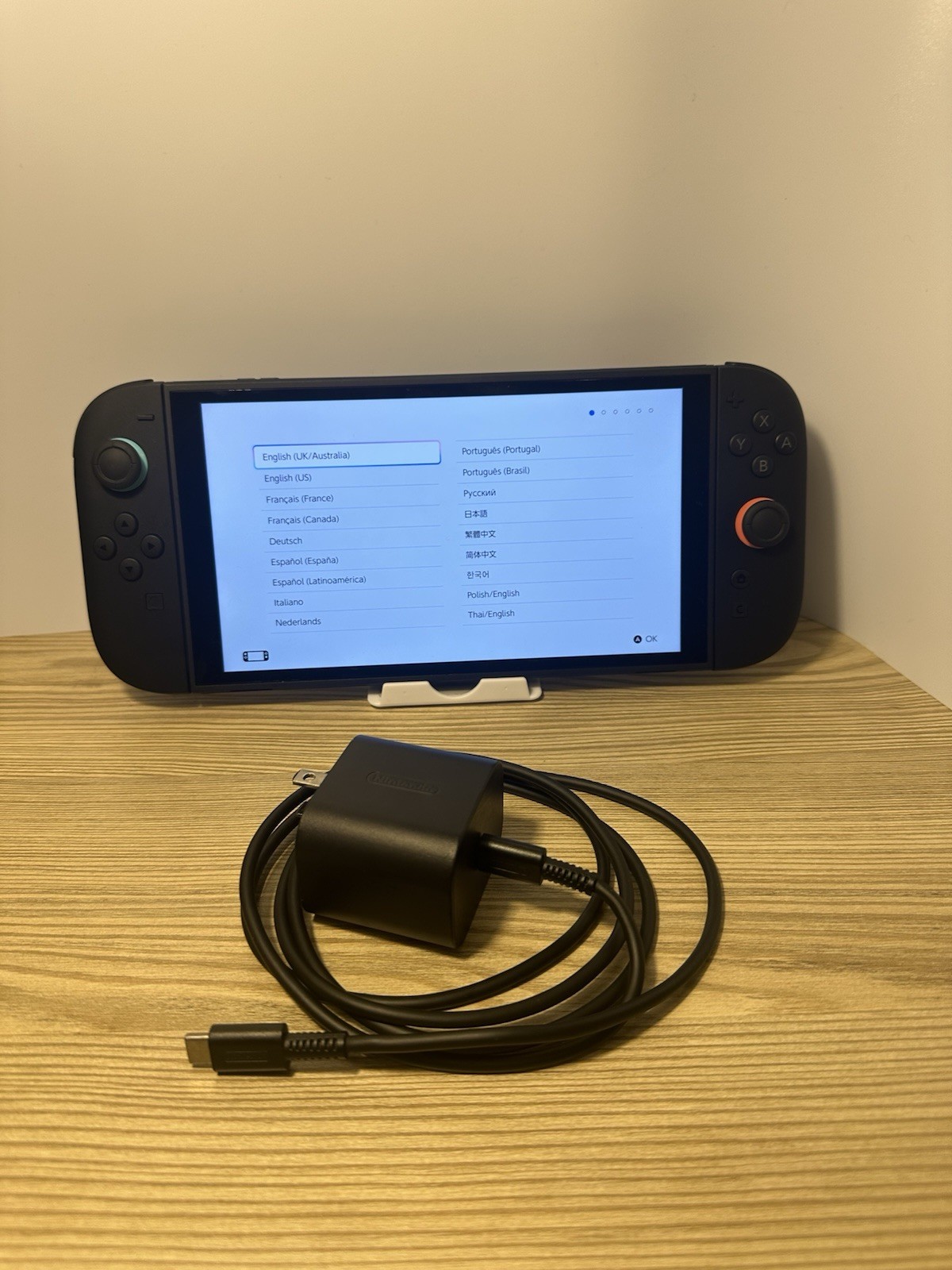Nintendo Switch 2 CONSOLE + Charger/Cable ONLY No Dock Or Grip