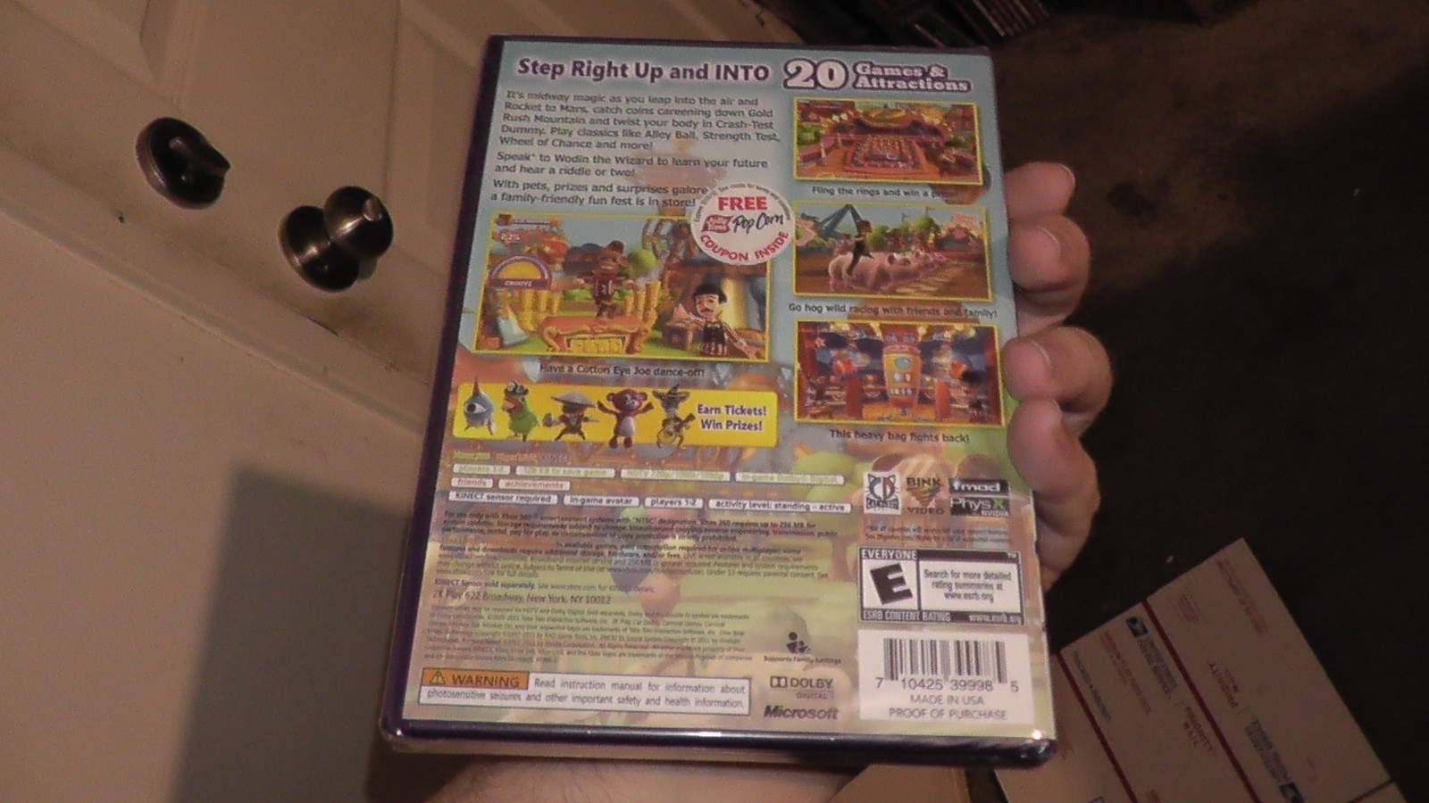 brand new carnival games xbox 360