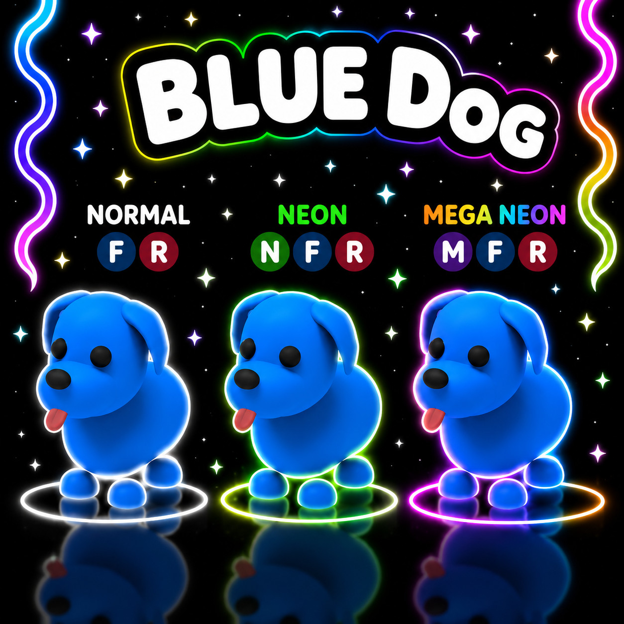 Blue dog ✨US Seller Adopt From Me Today✨
