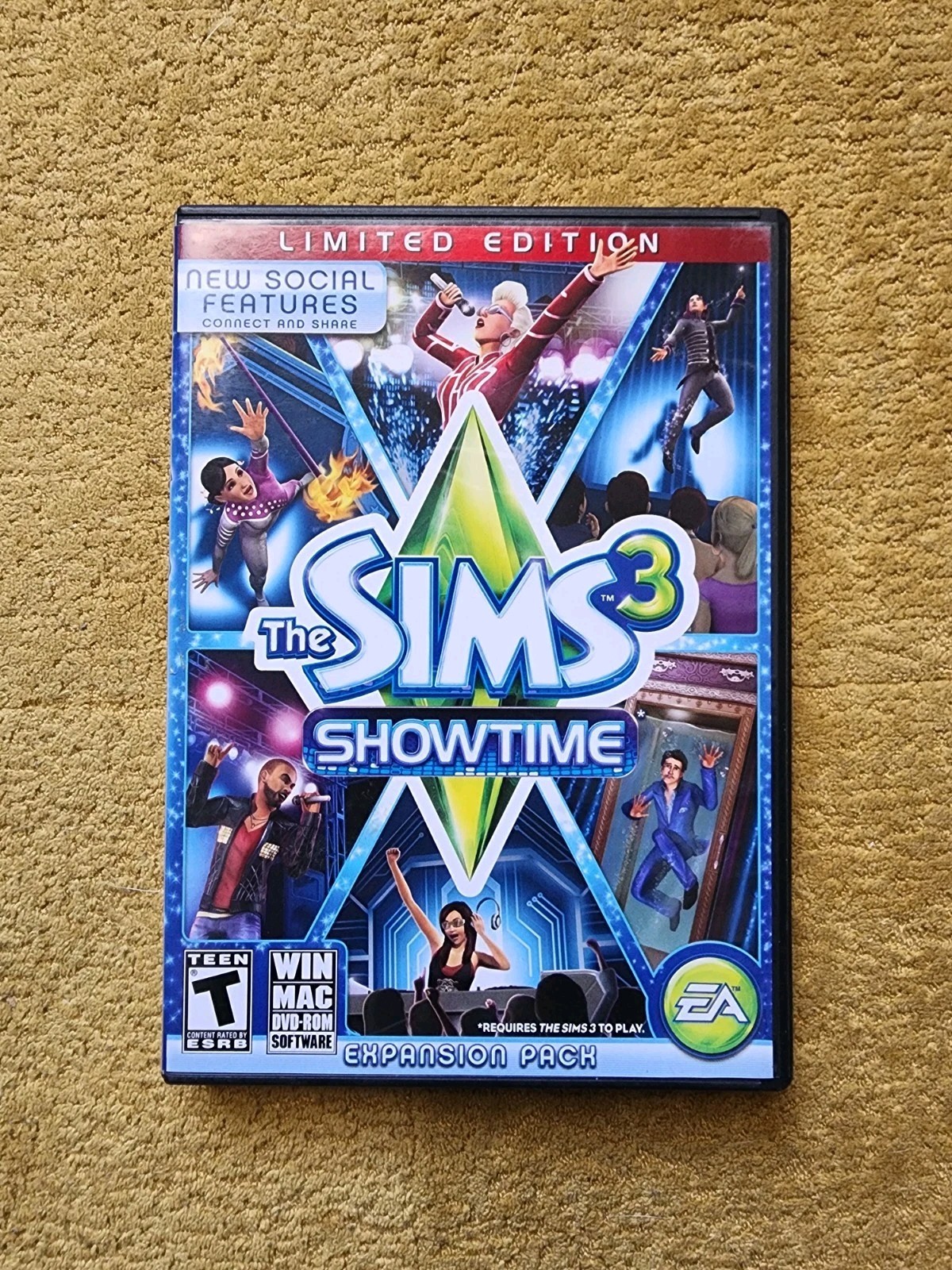 Sims 3: Showtime – Limited Edition (Windows/Mac, 2012) Expansion Pack