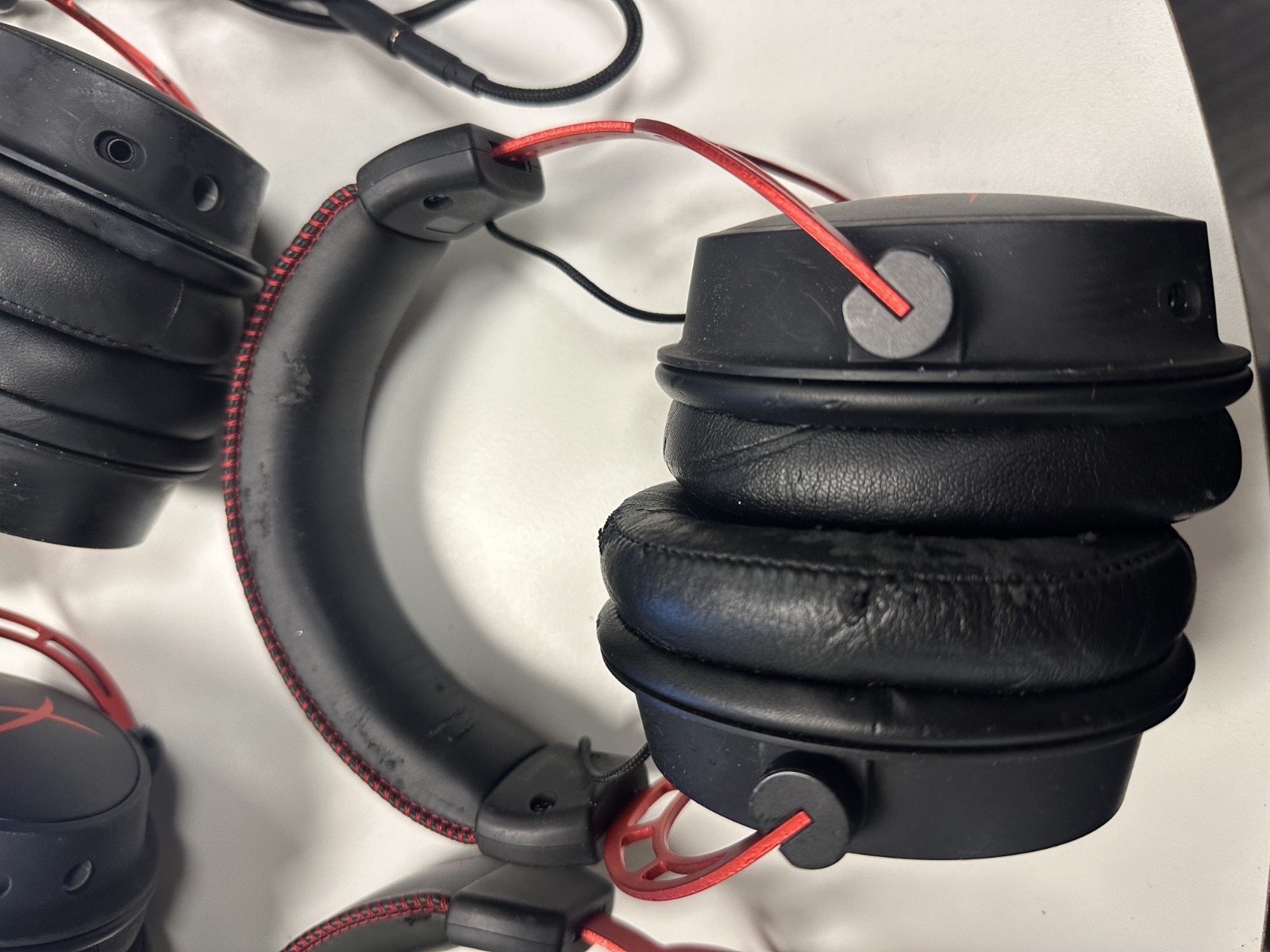 HyperX Cloud Alpha Black-Red Headband Gaming Headset – Lot of 9 – Used
