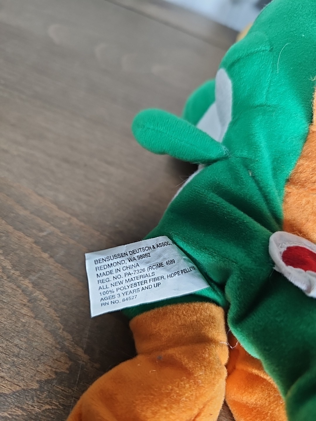 Vintage Nintendo 64 Luigi, Yoshi & Donkey Kong Beanbag Plush (BD&A, 1997)