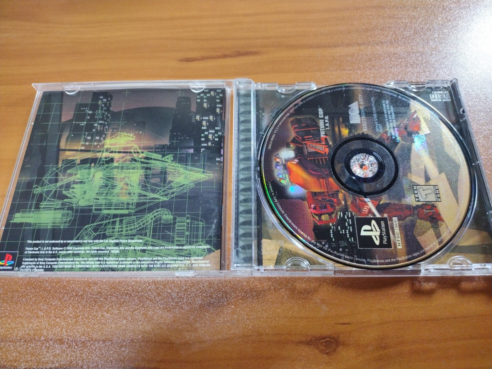 Future Cop LAPD Sony PlayStation 1 (PS1) Black Label CIB -Tested&Works-