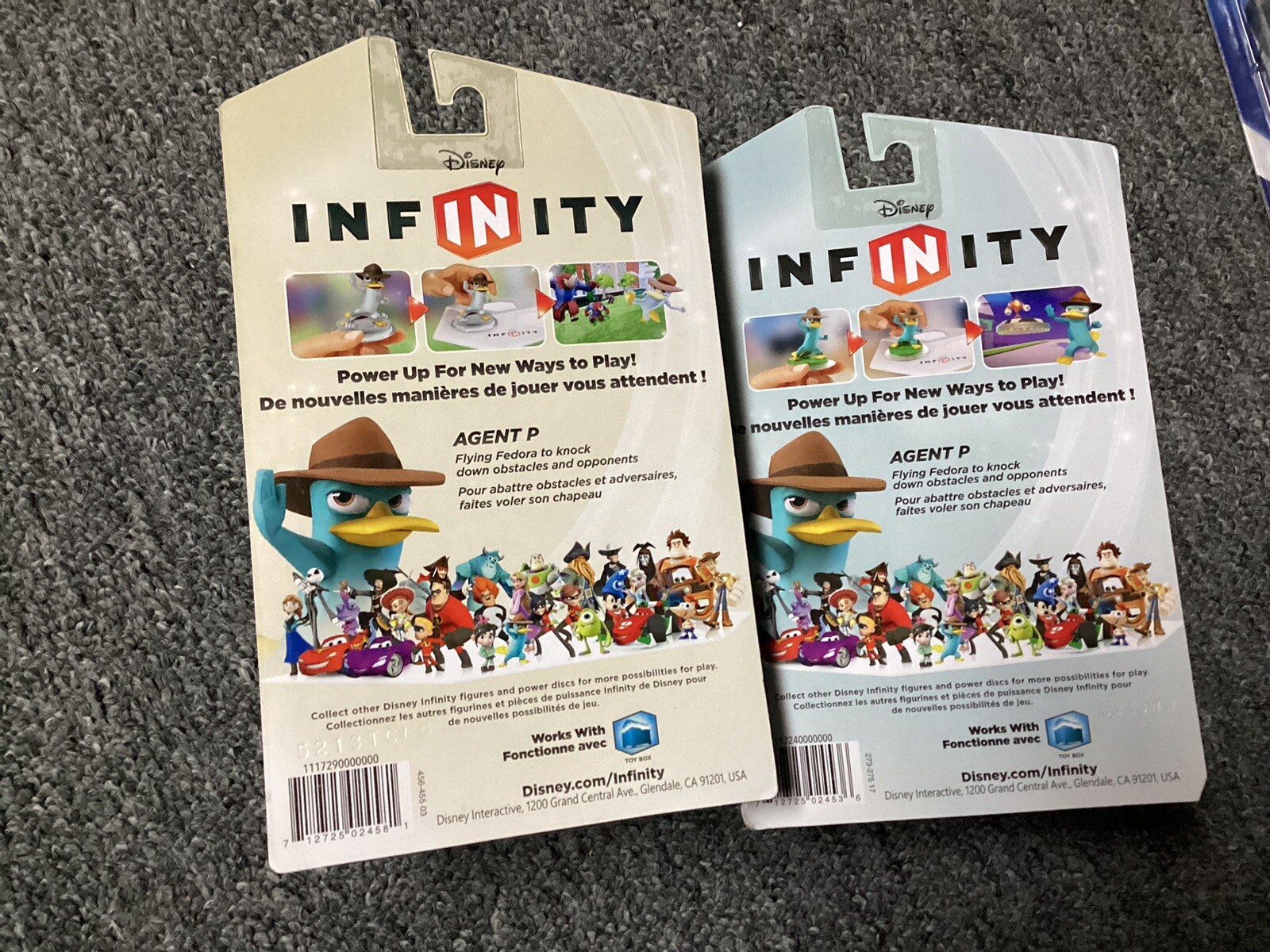 Disney Infinity Phineas and Ferb Agent P Figure Toys R Us Platypus Set Of 2