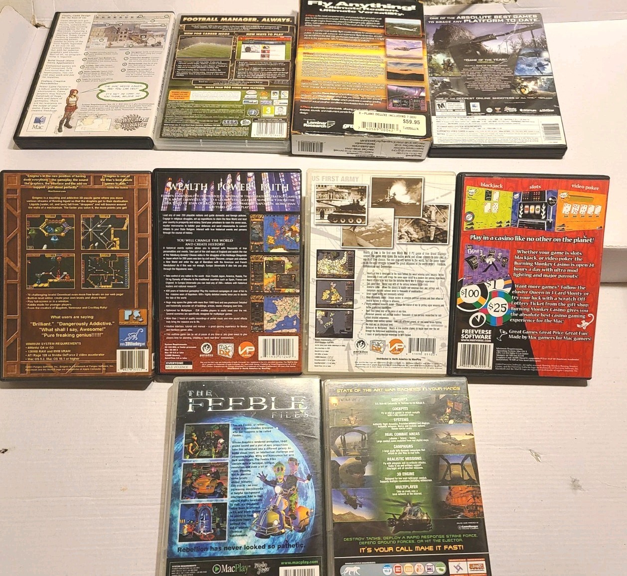 50 Macintosh Mac Video Game LOT 200 Program Arcade+Learning Educational Software