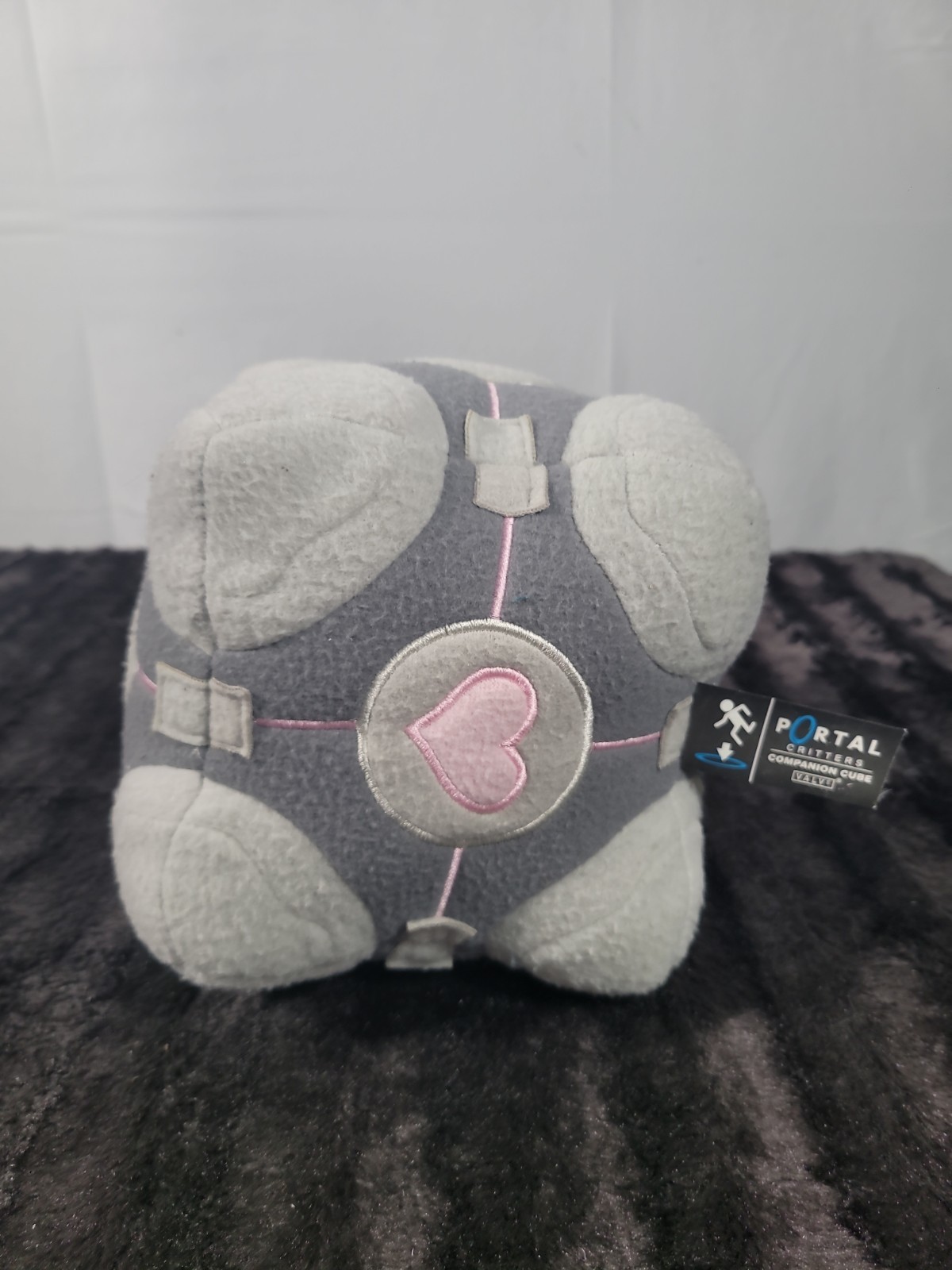 Valve Portal Critters Companion Cube Plush Doll Portal 2 Video Game 2012
