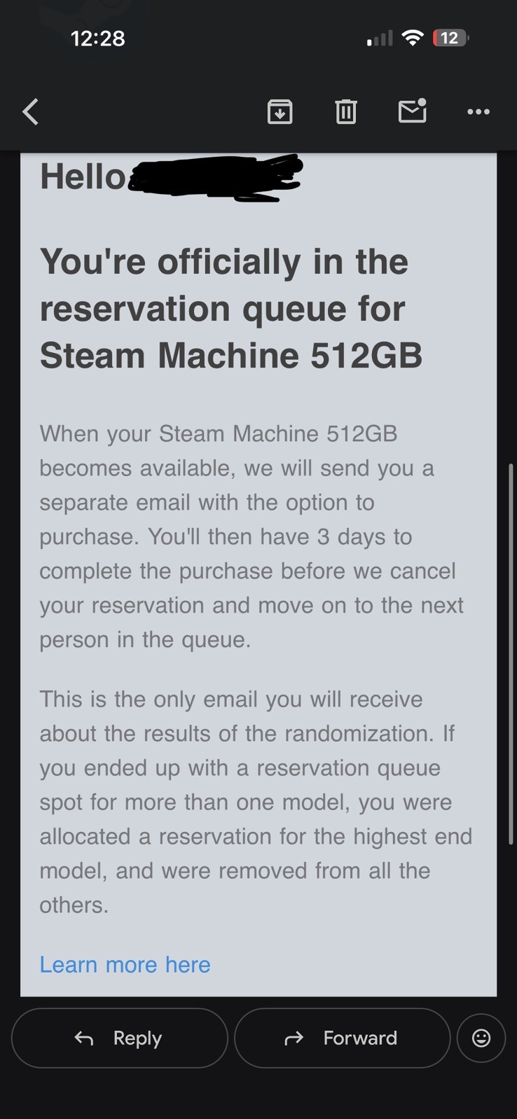 PRESALE Steam Machine 512GB Valve PC – NO CONTROLLER