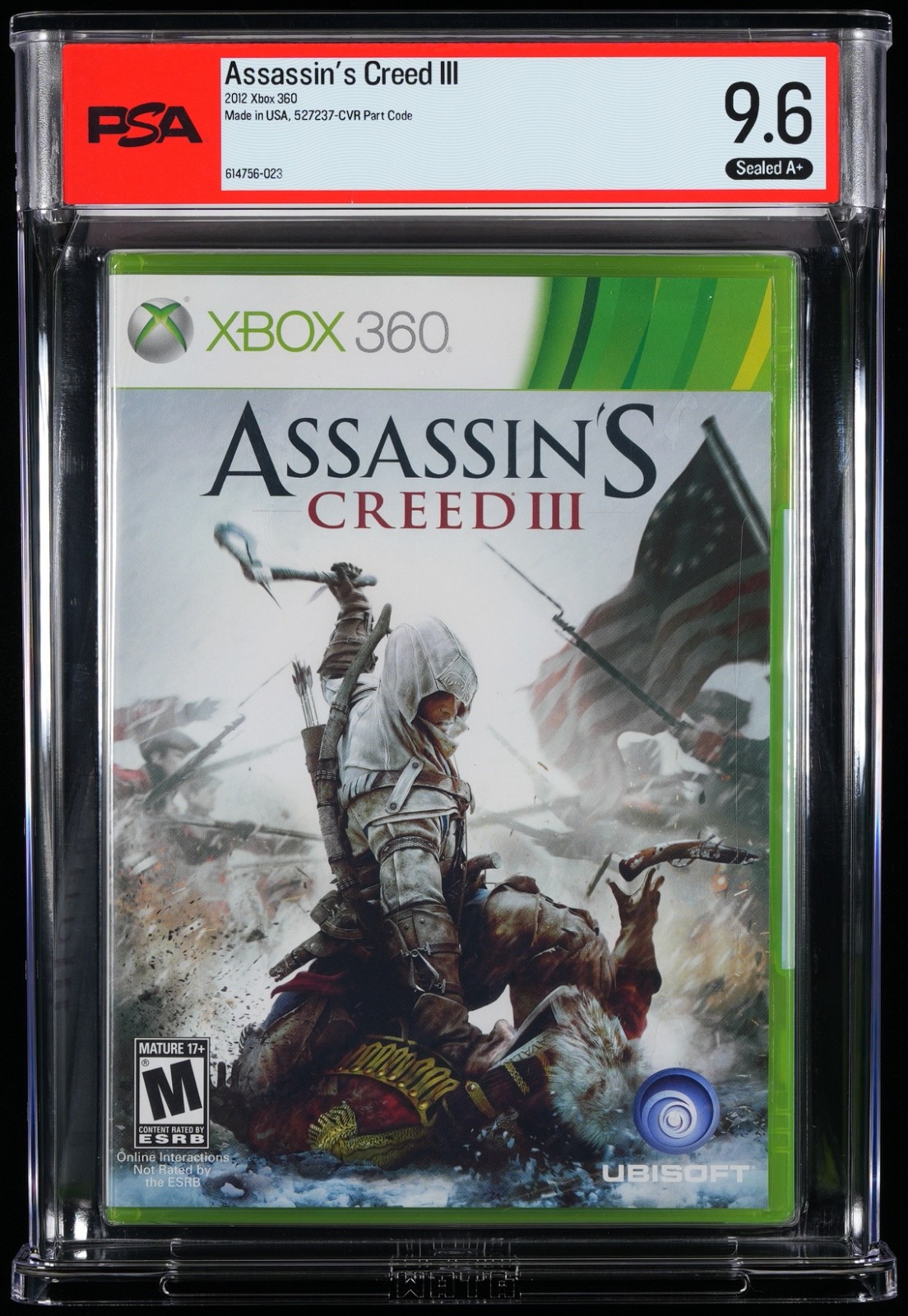 Assassin’s Creed III 3 (Xbox 360) PSA 9.6 A+ Graded