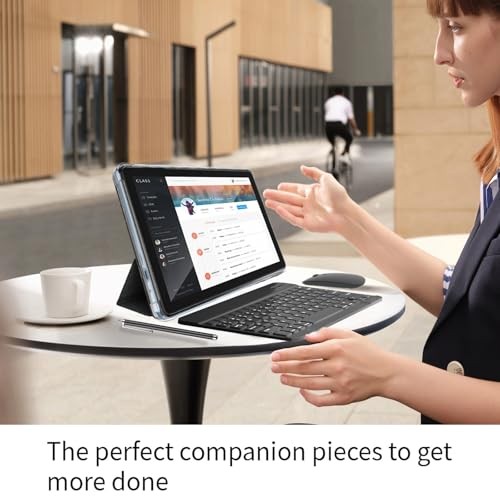 Blue 10″ Tablet Bundle for Android 15 – 12GB + 64GB + 1TB Expand – 10″