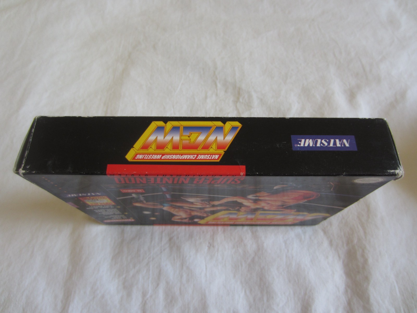 Natsume Championship Wrestling SNES Super Nintendo Complete 1994 Natsume RARE