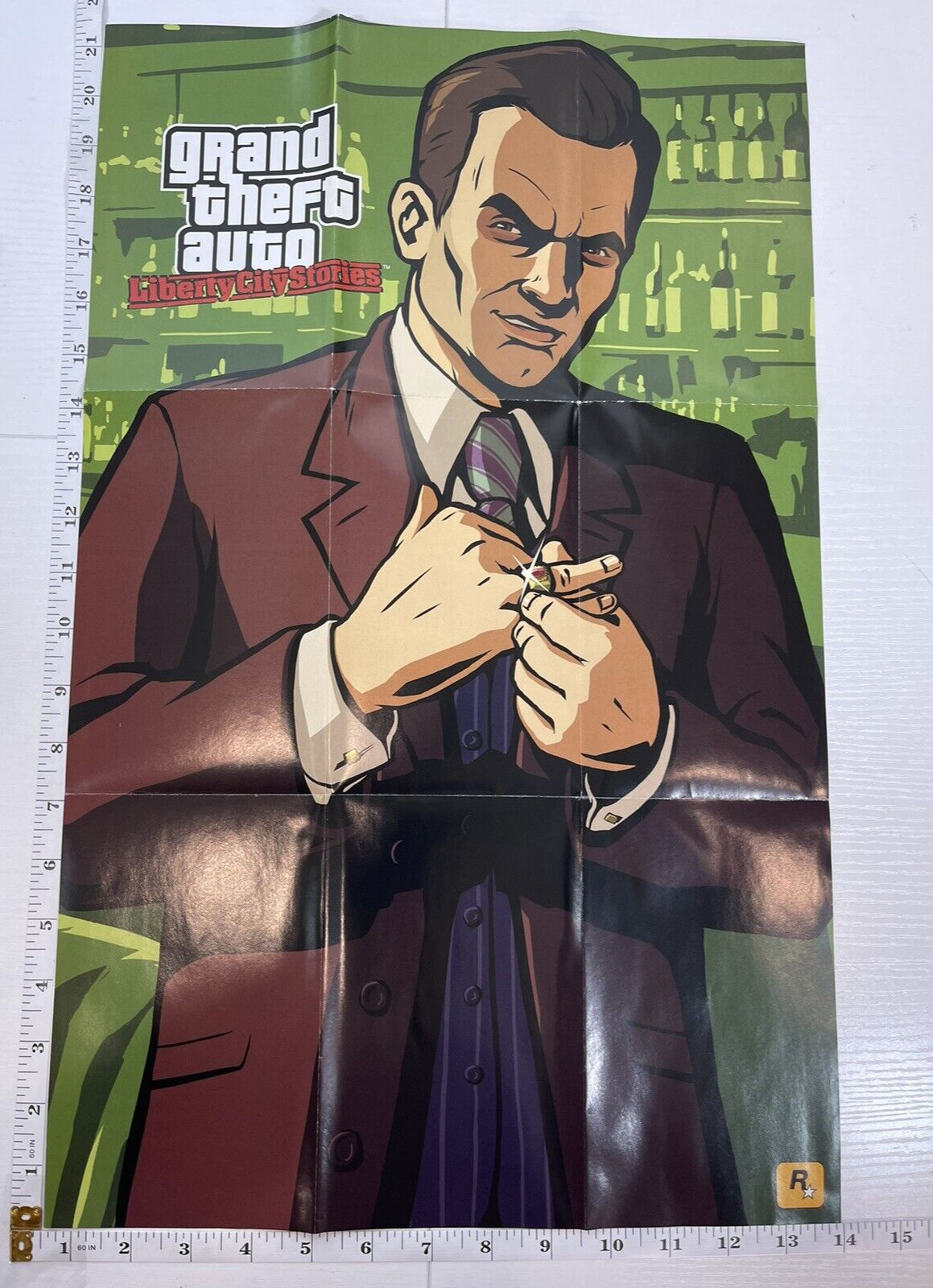 Grand Theft Auto Chinatown Wars (Sony PSP) Poster Map 21.5″ x 14″