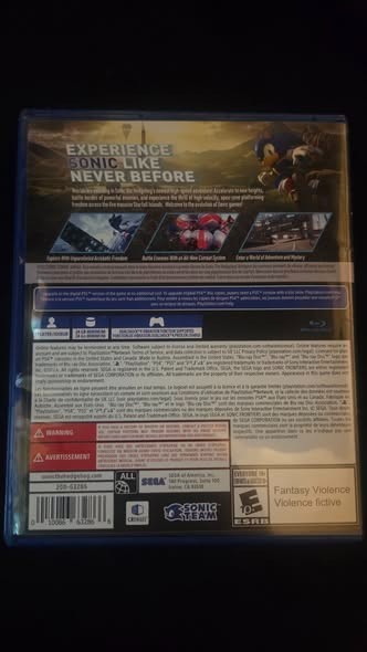 PS4 Game Lot of 5 – Sonic Frontiers, Resident Evil, Sackboy, Bendy, Colors CIB