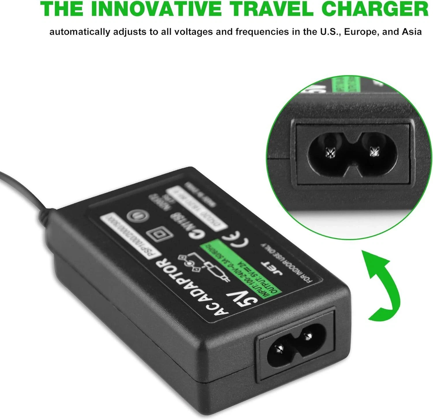 Wall Home Travel AC Charger Adapter For Sony PlayStation Portable PSP Go