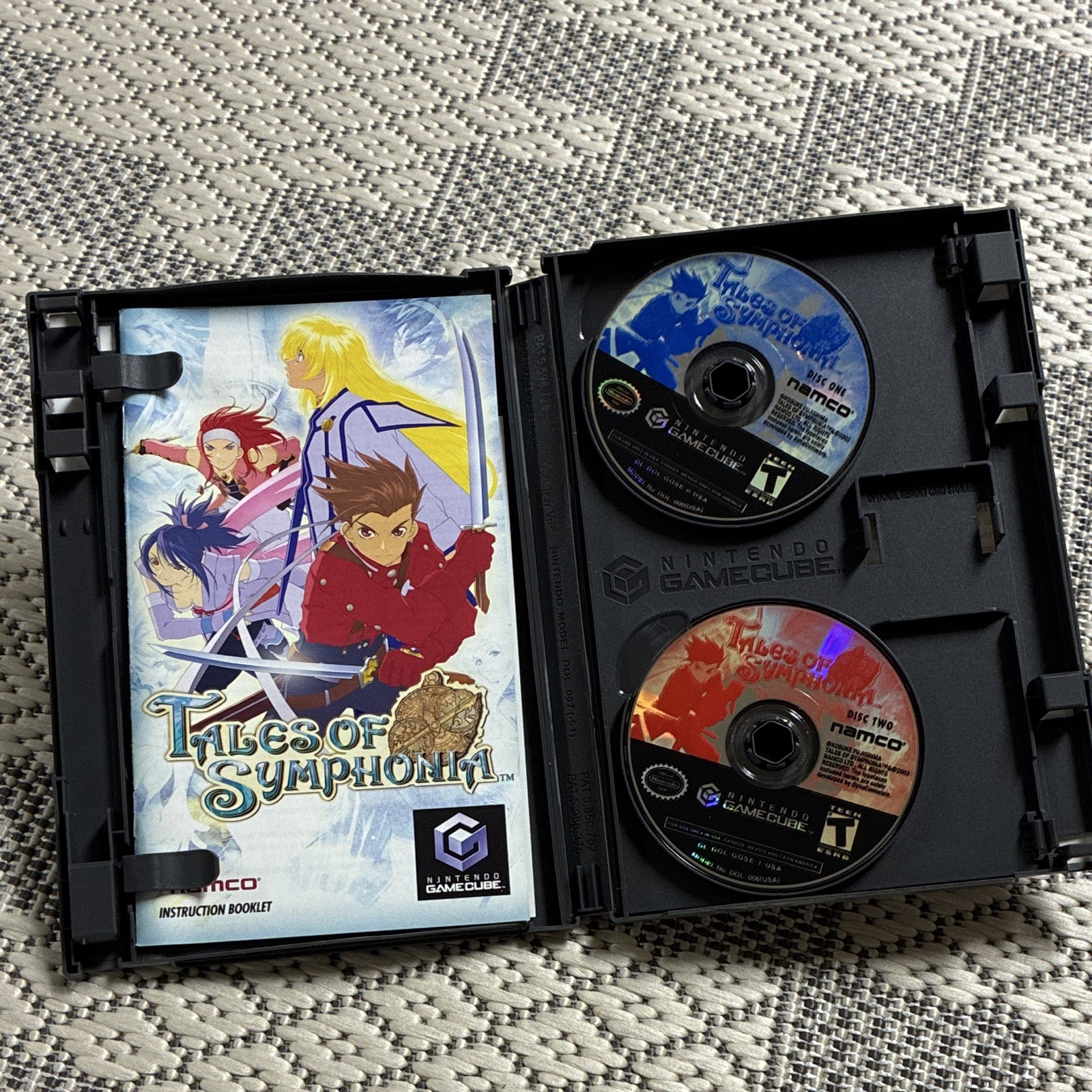 NAMCO Tales of Symphonia Manual Included Multiplayer GameCube NTSC-U/C T 2004