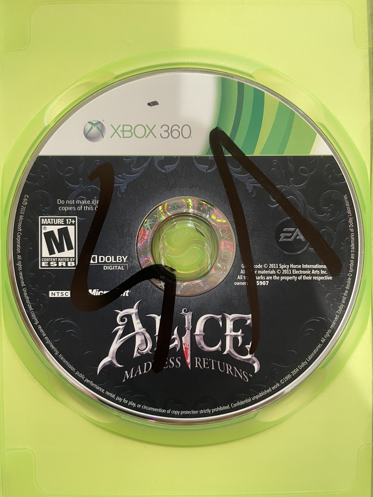 Alice: Madness Returns; CIB (Microsoft Xbox 360, 2011)