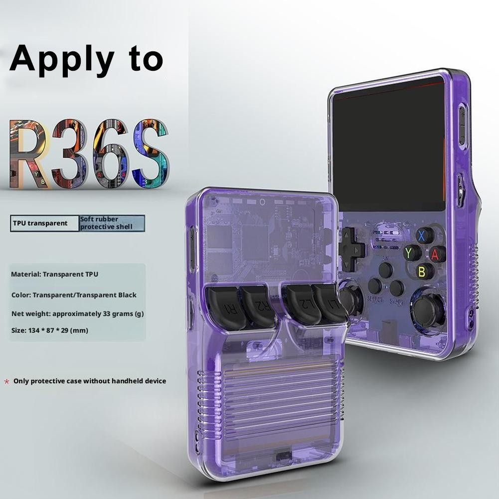 Portable Game Console Protective Case for R36s Silicone Protective Cover Antiscr