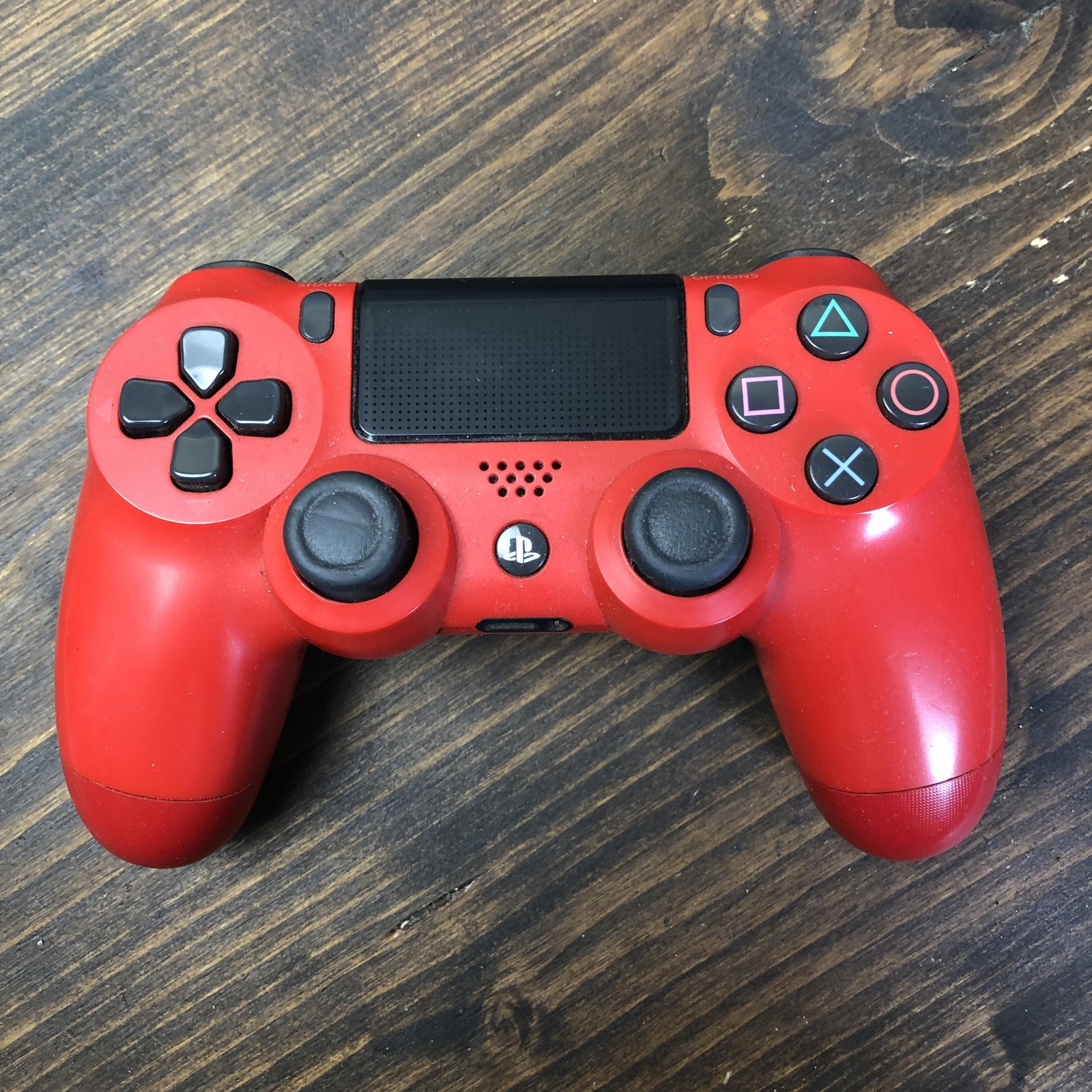Sony PlayStation 4 PS4 CUH-1001A 500GB Black Console W/ Red Controller Cord