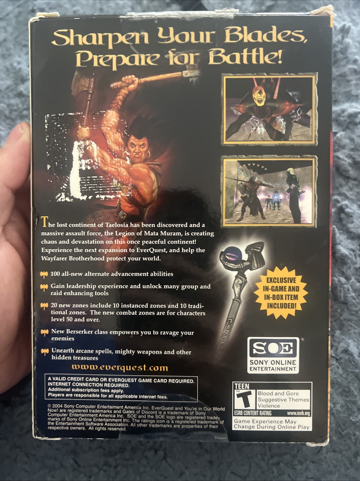 EverQuest: Gates of Discord Expansion Pack PC Version Fantasy Game A-1074