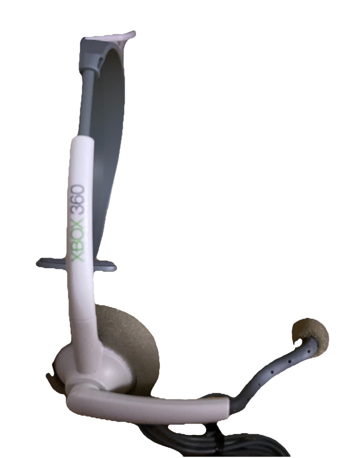 Microsoft XBOX 360 Live Headset White & Gray Headband Wired