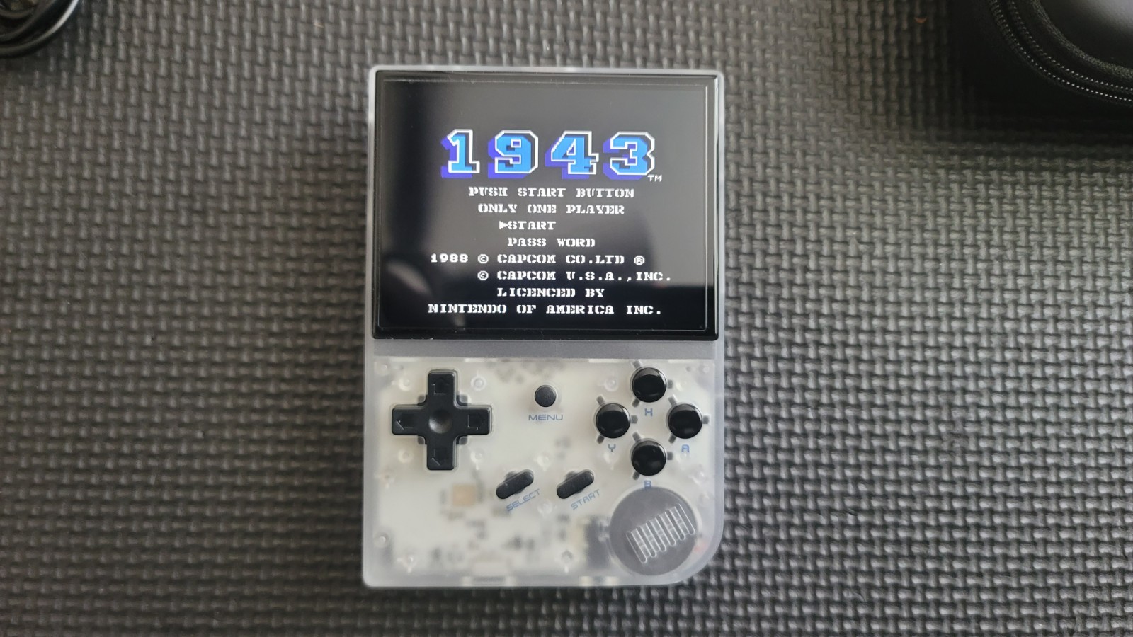 ANBERNIC RG35XX (CLEAR) 16GB GAME CARD (FREE BRICK) FRE CASE (GXRG)