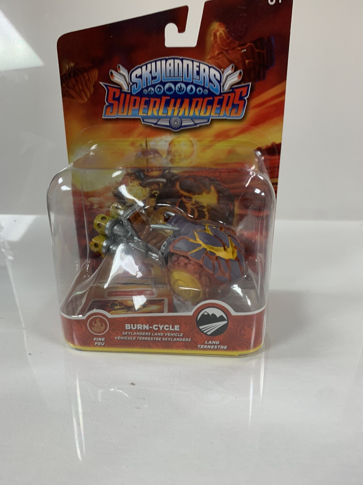 Skylanders Super Chargers Burn Cycle Video Game Figure Vehicle Brand New Sealed