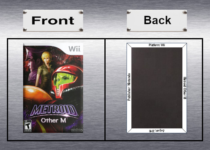 Metroid Other M Video Game Box Art *Wii* High Quality Magnet
