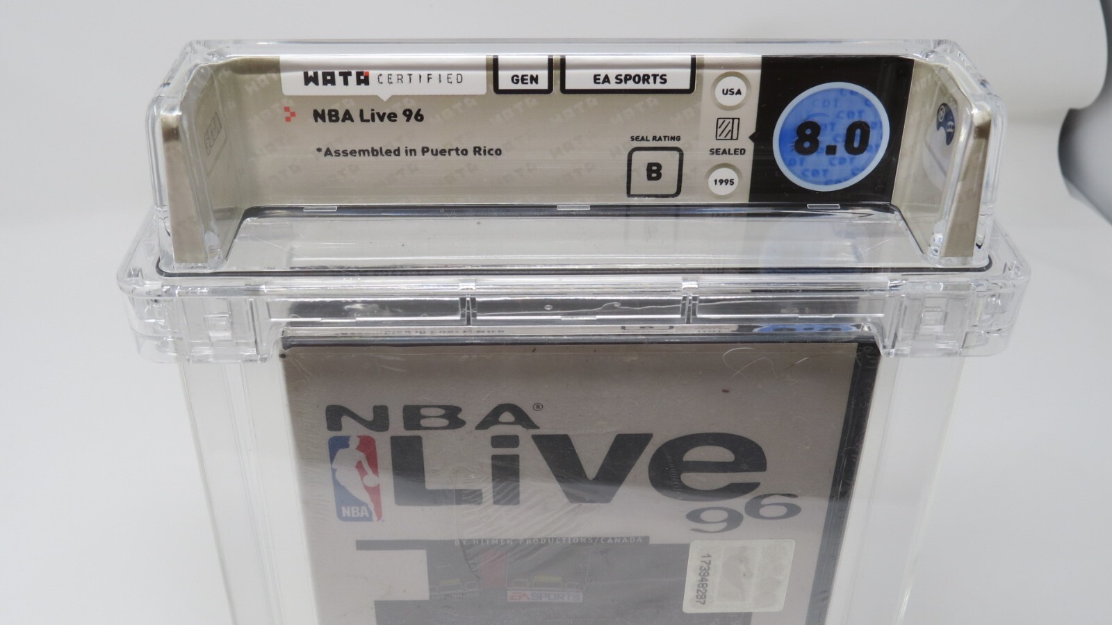 NBA Live ’96 Basketball Sega Genesis Factory Sealed Video Game Wata Graded 8.0