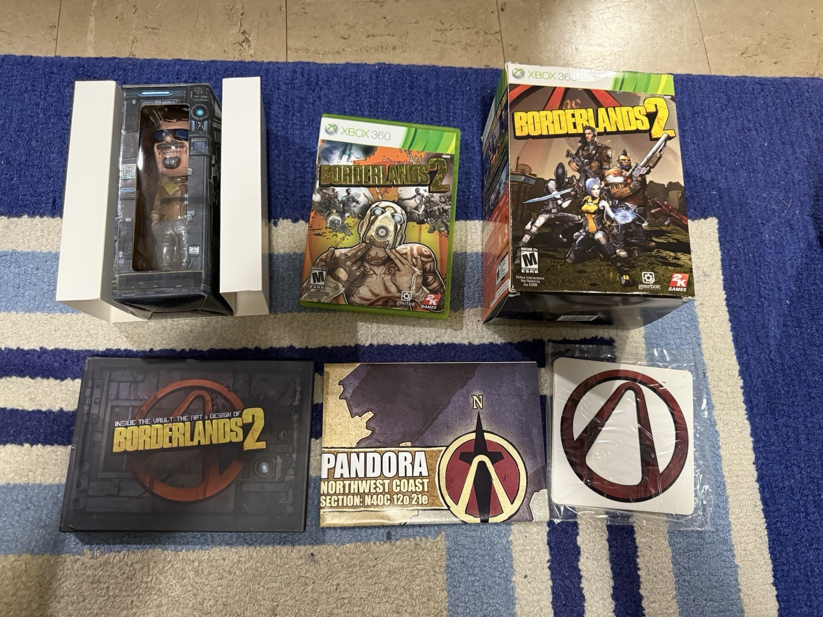 🔥Borderlands 2 Deluxe Vault Hunter’s Collector’s Edition Microsoft Xbox 360