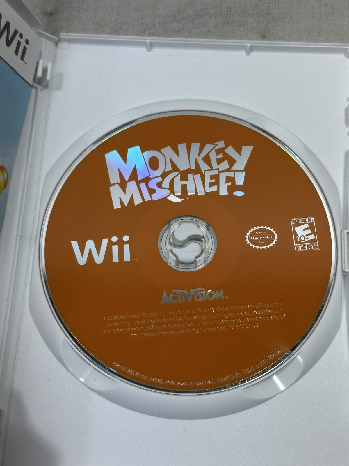 Monkey Mischief Party Time (Nintendo Wii, 2008) Complete and Tested