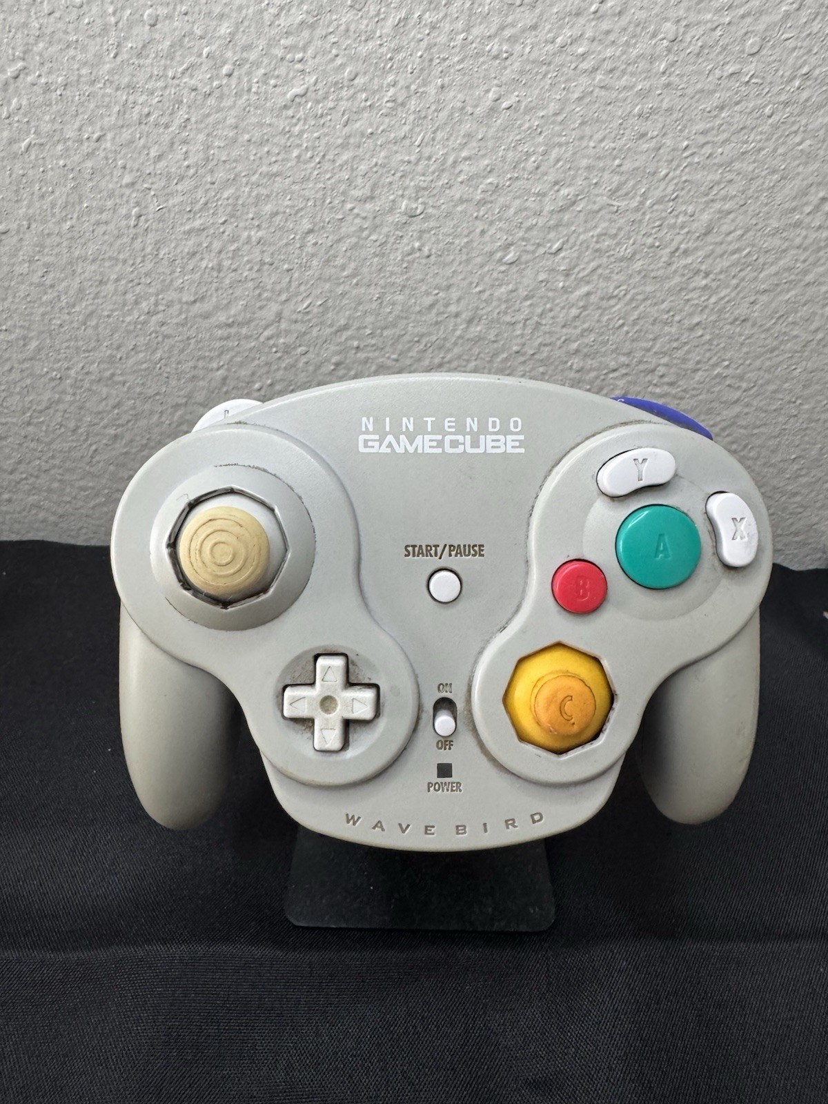 Nintendo Gamecube Wavebird Wireless Controller – Gray/Missing Back Cover
