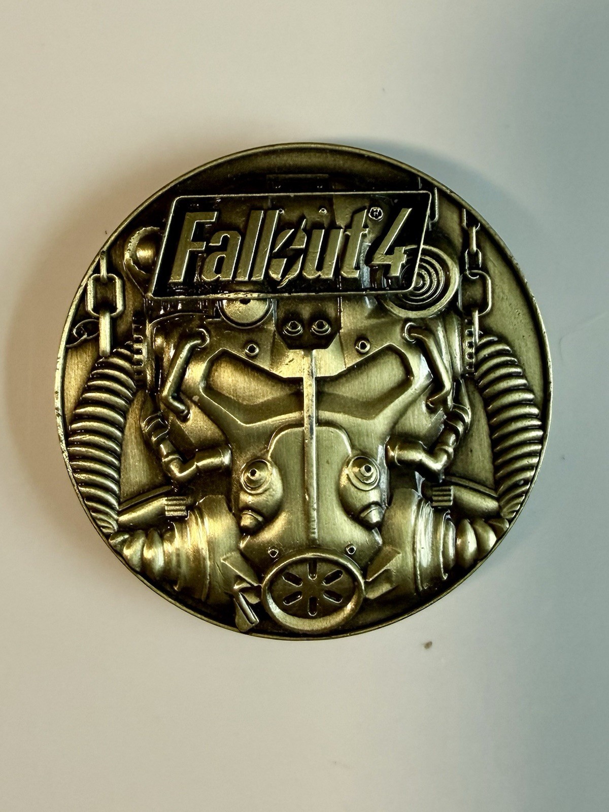 FALLOUT 4-BROTHERHOOD OF STEEL Military Rare Challenge Coin-Novelty Coin & Patch