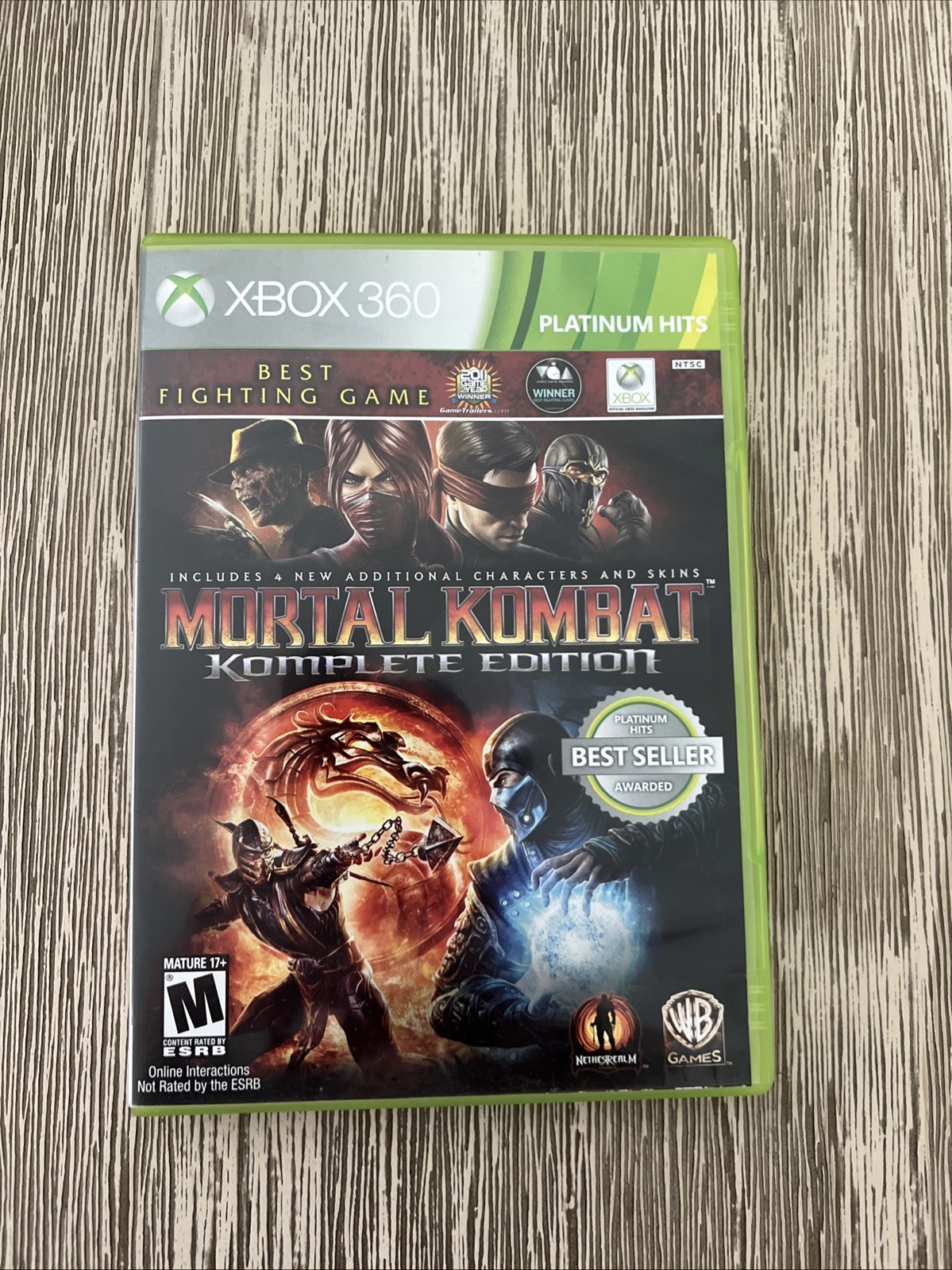 Mortal Kombat Komplete Edition (Microsoft Xbox 360, 2012) Complete