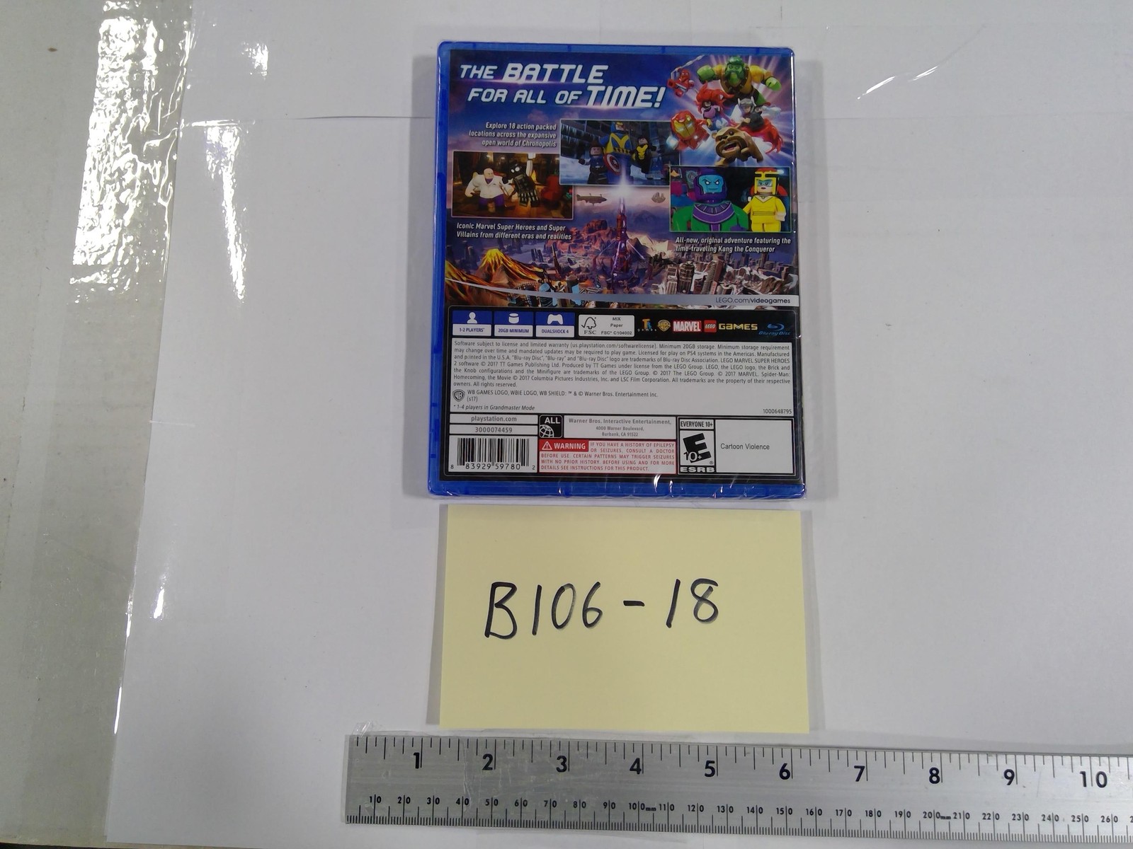 LEGO Marvel Super Heroes 2 PS4 Video Game New Sealed WB Games E10+ Family Kids