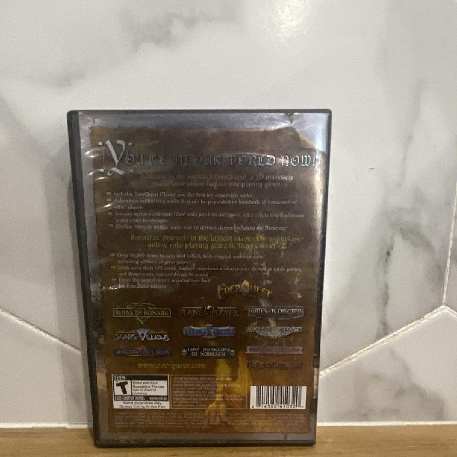 EverQuest: Titanium Edition PC, Manual Included 2006, disc 1 and 5 only